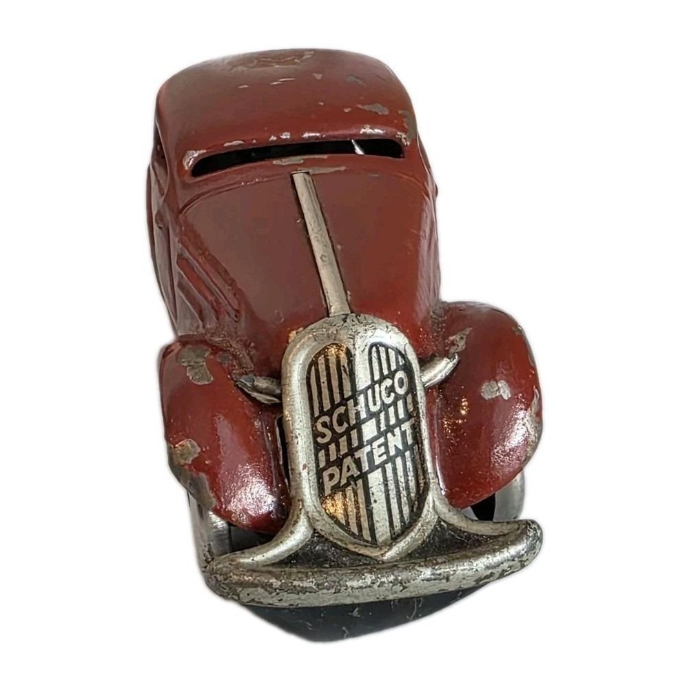 Vintage Schuco 1001 Mirako Car US Zone Germany Patent Clockwork Tin Toy No Key